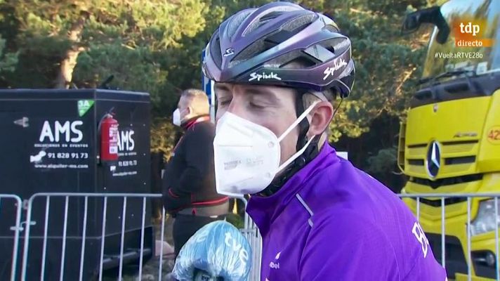 Vuelta 2020 | Ángel Madrazo, tras la fuga sin éxito: "Toca seguir intentándolo"
