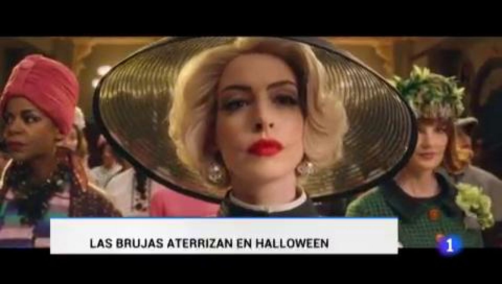 Telediario 1: Anne Hathaway, una bruja de película en Halloween | RTVE Play