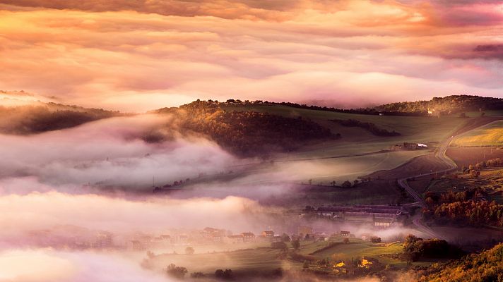El tiempo - Nieblas localmente persistentes en los valles del Duero, Tajo y Guadiana