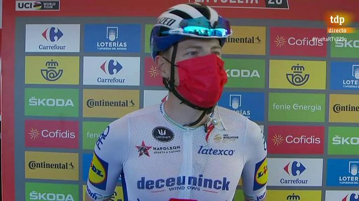 Vuelta 2020 | Sam Bennet: "El viento frontal ha sido un problema, pero muy satisfecho con mi victoria número 50"
