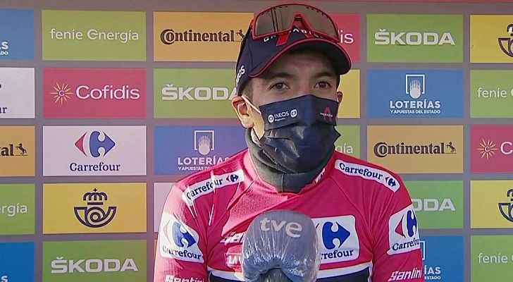 Vuelta 2020 | Carapaz: "Hoy ha sido un día tranquilo, la crono será un día duro"