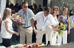 Homenaje a las víctimas del accidente de Spanair