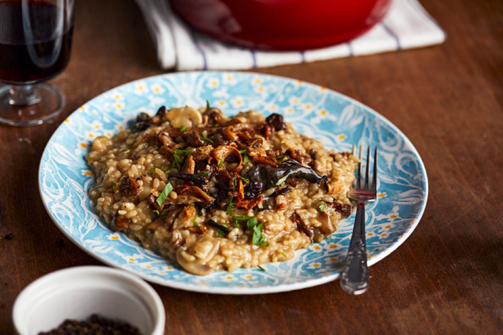 Receta de risotto con boletus de Fabio Morisi