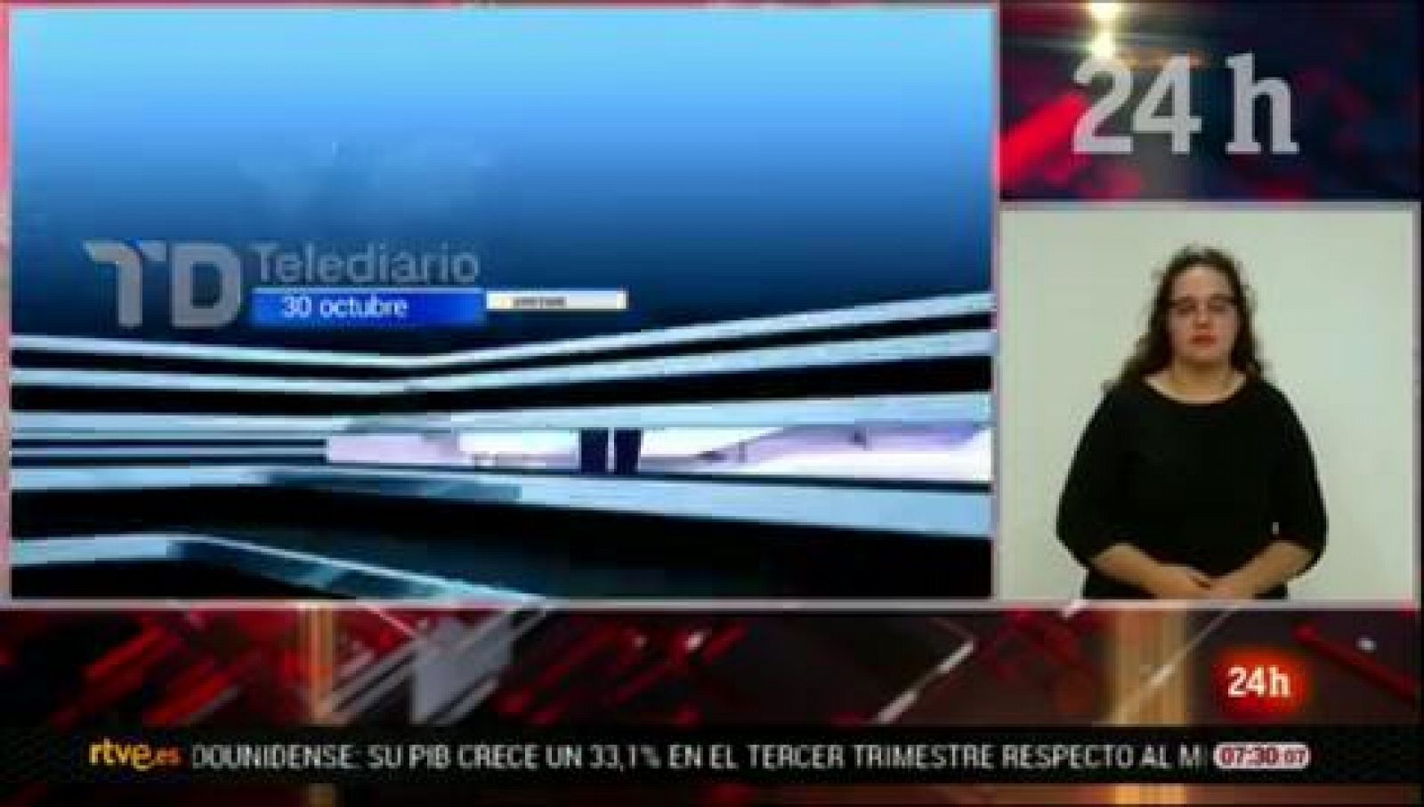 Telediario - 8 horas - 30/10/20 - Lengua de signos - RTVE.es