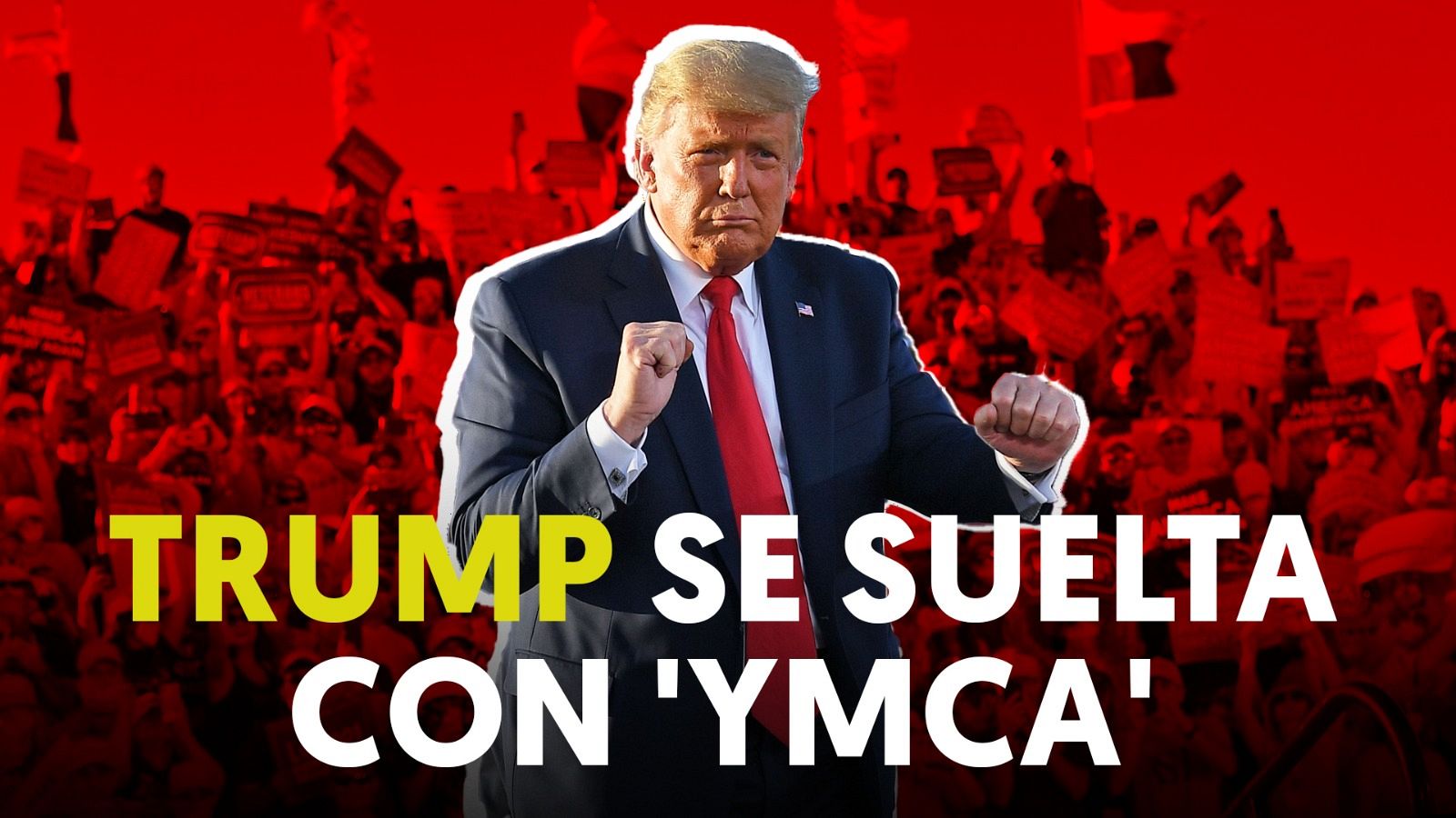 Trump baila a ritmo de YMCA de los `Village People¿ y desata un reto en TitTok