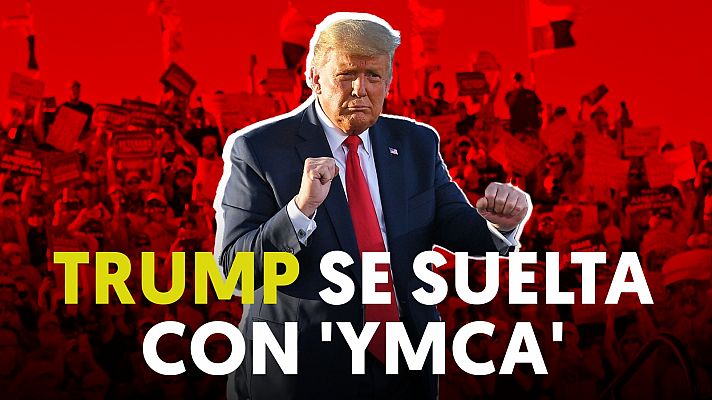Trump baila a ritmo de YMCA de los 'Village People' y desata un reto en TitTok