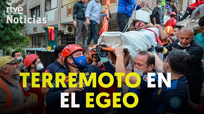 Un fuerte terremoto en el Egeo sacude Turquía y Grecia y deja más de una decena de muertos