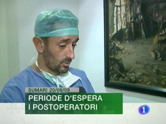 L'informatiu - Comunitat Valenciana - L'informatiu Comunitat Valenciana - 20/08/09