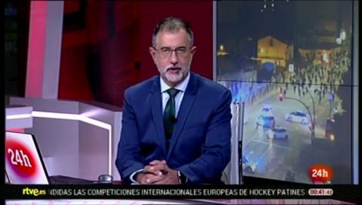 Informativo 24h - Disturbios en Burgos tras una concentración en contra del confinamiento perimetral en Castilla y León