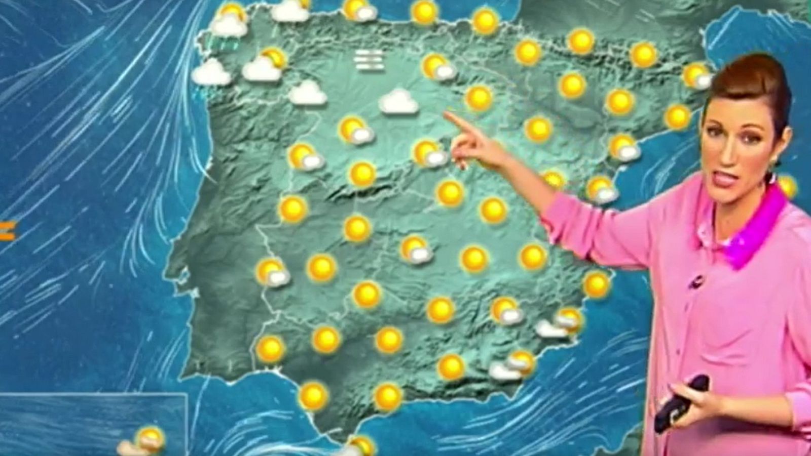 Cielos poco nubosos, excepto en el noroeste peninsular, y temperaturas en ascenso