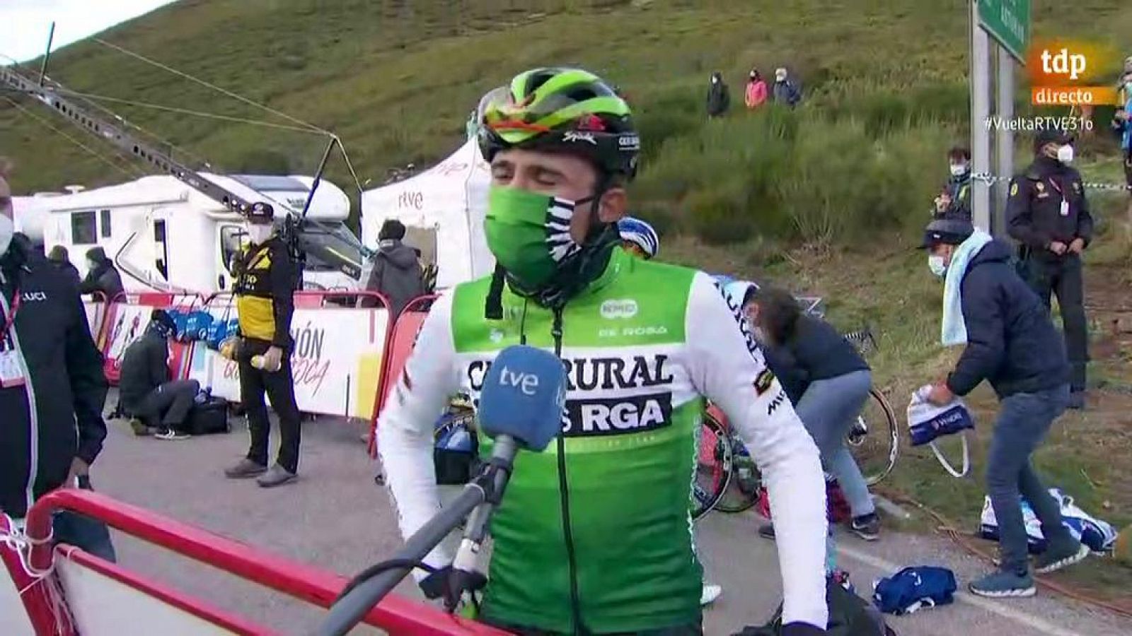 Vuelta 2020 Etapa 11 | Jonathan Lastra: "Con la lesión de clavícula no he podido meterme en la fuga, pero piernas tenía"
