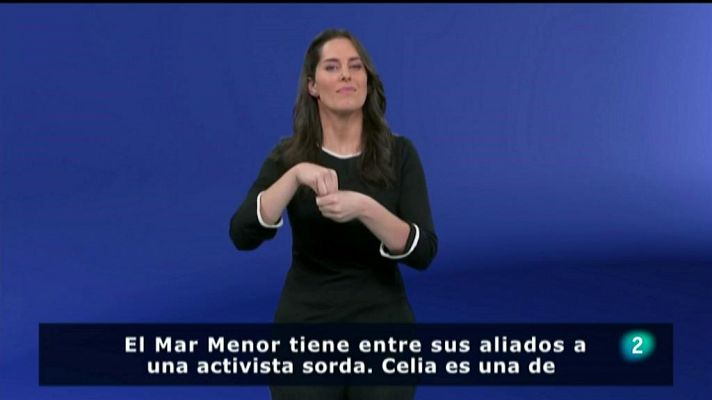 Activista sorda en defensa del Mar Menor