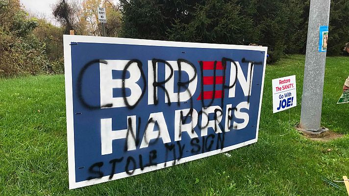 Telediario 1 - Pensilvania, uno de los estados bisagras más polarizados