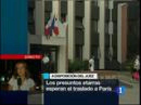  - Los etarras detenidos, en comisaría