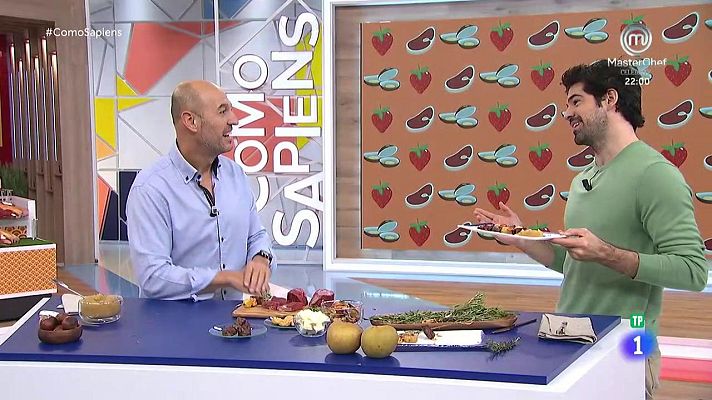 RTVE Cocina - Íñigo Urrechu prepara una brocheta de mar y montaña