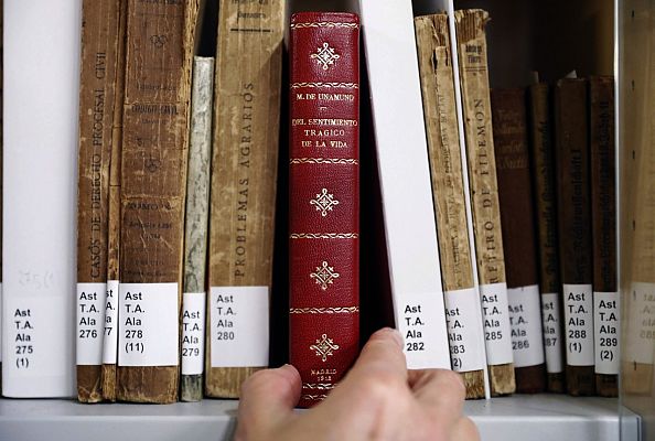 Telediario 1 - Nuevos documentos demuestran que la Alemania nazi impidió que Unamuno ganara el Nobel