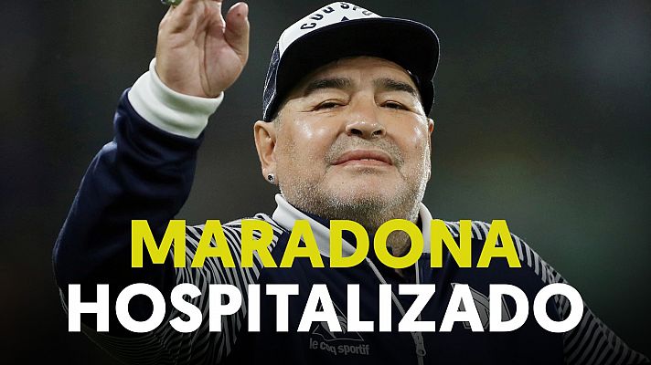 Maradona, hospitalizado en Buenos Aires