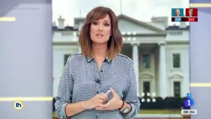 La hora de La 1 - Trump y Biden mantienen sus opciones de ganar a la espera de los resultados en un puñado de estados decisivos