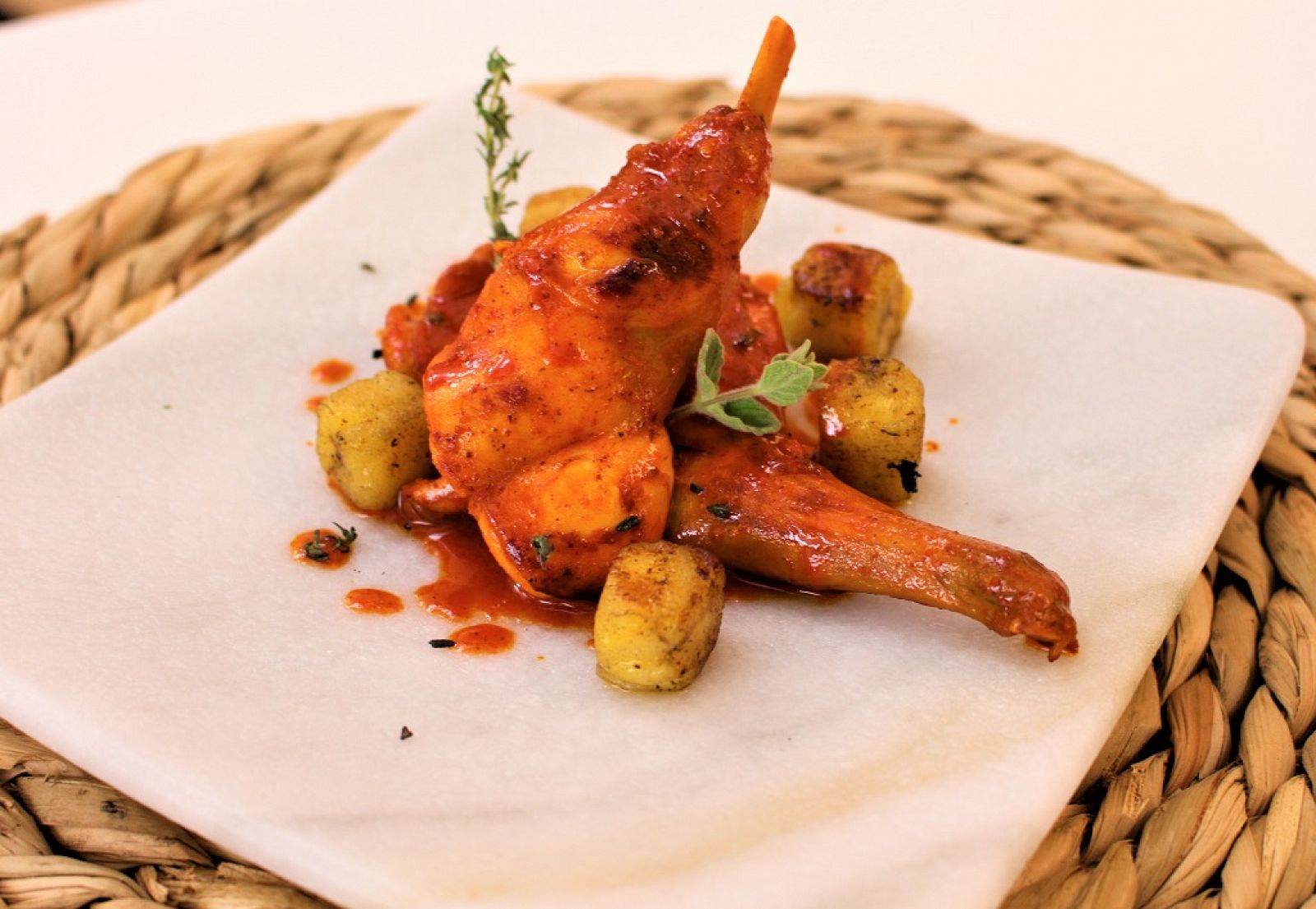 Conejo en salmorejo | Ver