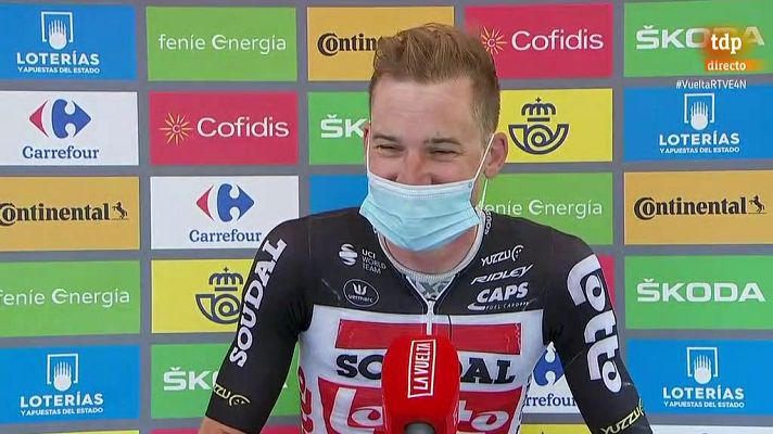Vuelta ciclista a España - Vuelta 2020 | Tim Wellens: "Sabía que debía entrar bien colocado en la última curva"