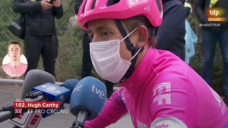 Vuelta 2020 | Hugh Carthy: "Da 14 y sumando"