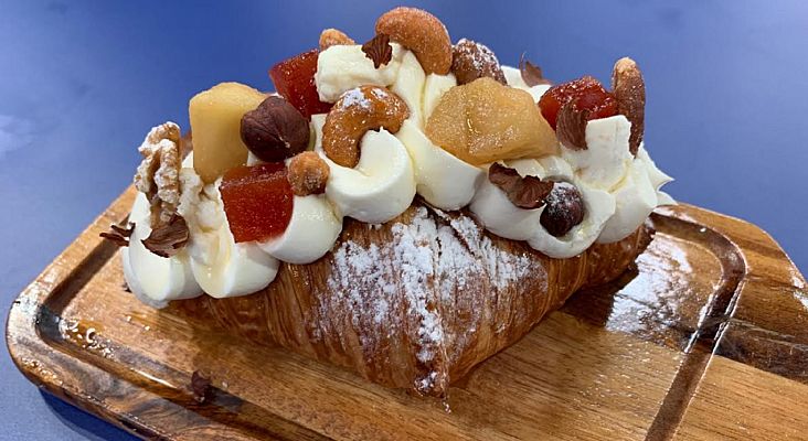 RTVE Cocina - Receta de croissant relleno del repostero Alejandro Montes