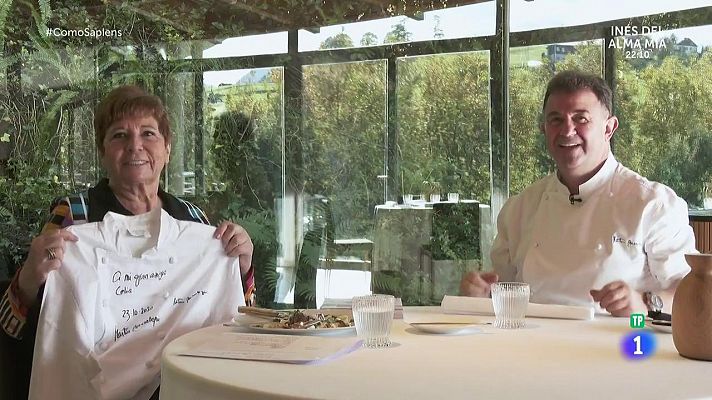 RTVE Cocina - El doble regalo de Martín Berasategui a Celia Villalobos