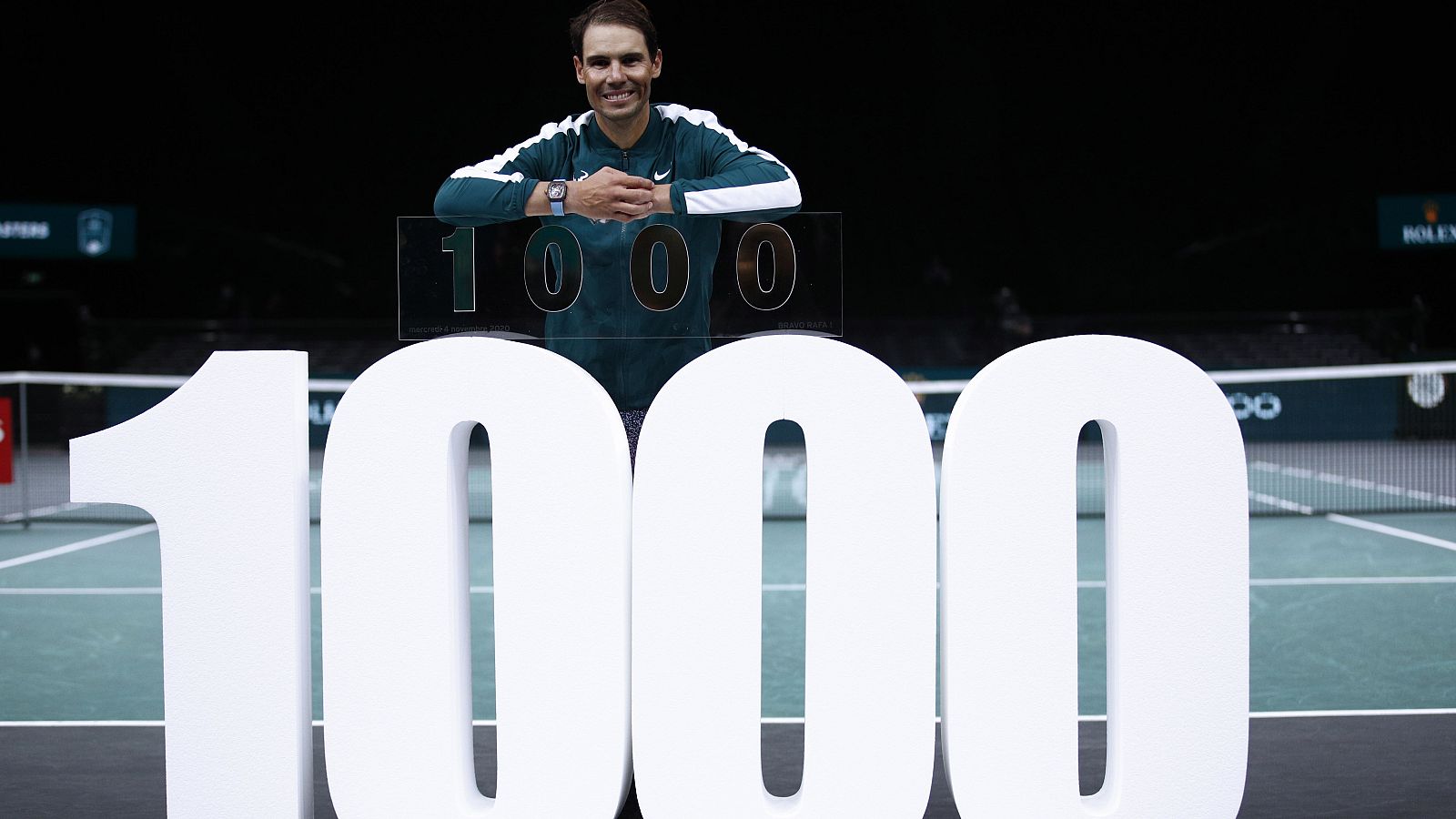 Nadal entra en el selecto club de las 1.000 victorias