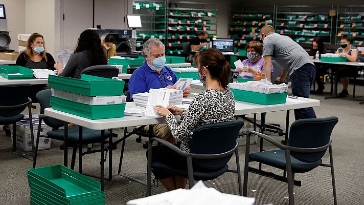 Telediario 1 - Wisconsin, Michigan y Pensilvania decantarán las elecciones