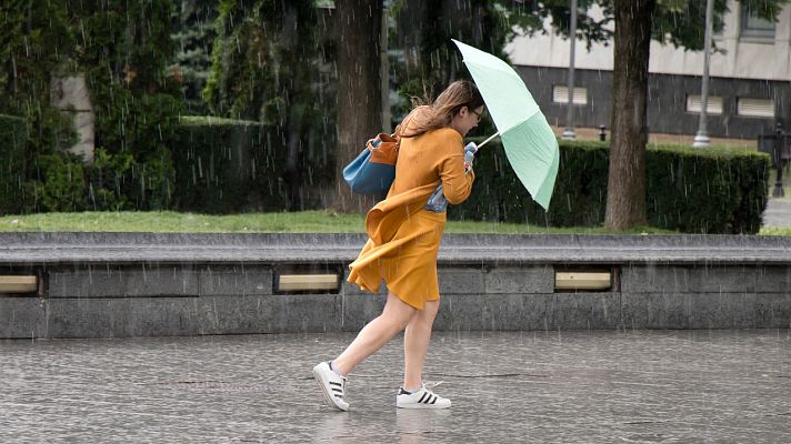 Lluvia fuerte en Comunidad Valenciana, Andalucía occidental y Málaga