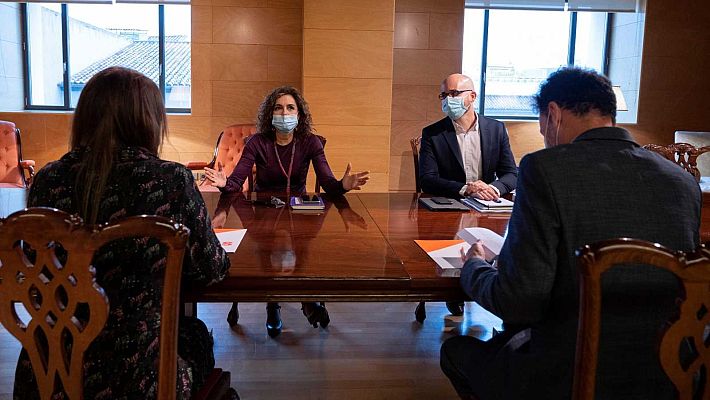 Telediario 1 - El Gobierno prioriza a Cs en la ronda de contactos para los Presupuestos