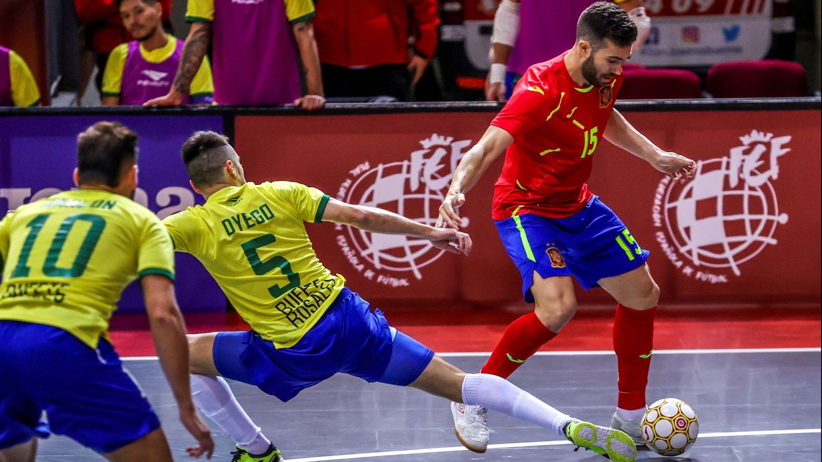 Fútbol Sala - Encuentro amistoso Selecciones absolutas de España y Brasil - ver ahora