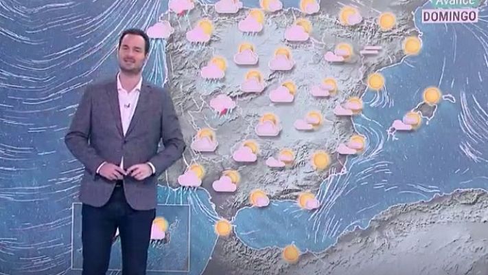 Telediario 1 - La Aemet prevé fuertes lluvias en la Comunidad Valenciana y en el sistema Central