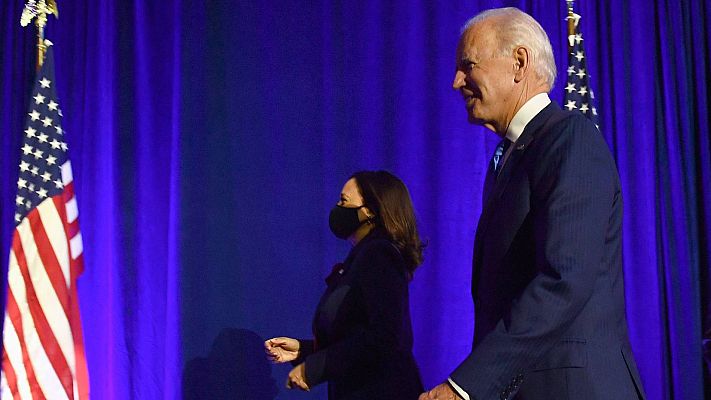 Telediario 1 - Biden refuerza su perfil presidencial