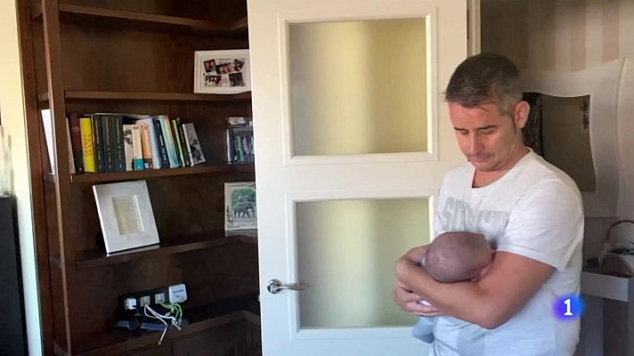 Telediario 1 - Ser padres, un reto que se agudiza aún más en plena pandemia