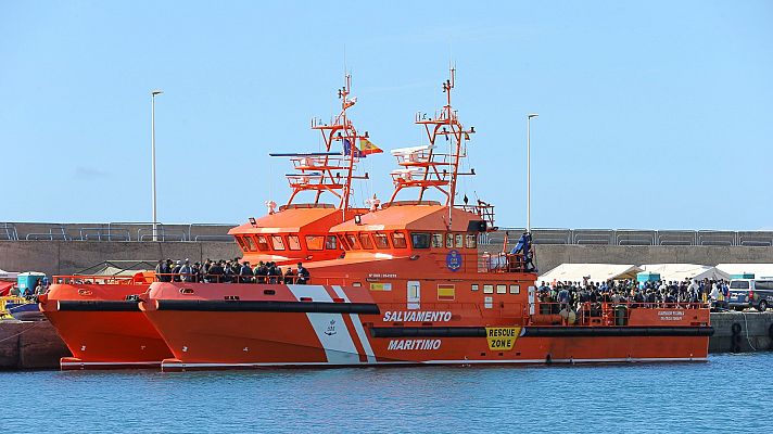 Telediario 1 - Marruecos lucha contra las mafias de la inmigración