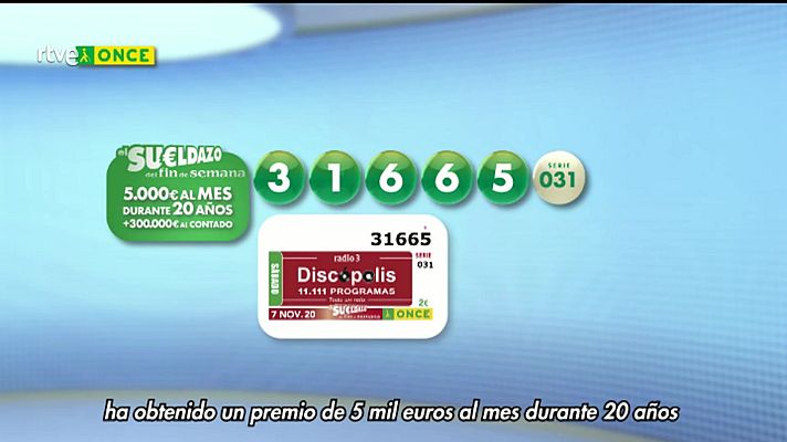 Sorteos ONCE - Sorteo ONCE - 07/11/20