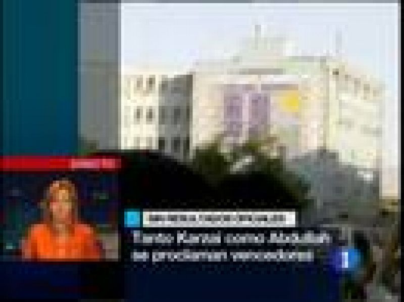 En Afganistán no hay datos definitivos de la participación en las elecciones de ayer pero el actual presidente, Hamid Karzai, y su principal rival, Abdullah Abdullah, ya se han autoproclamado vencedores.