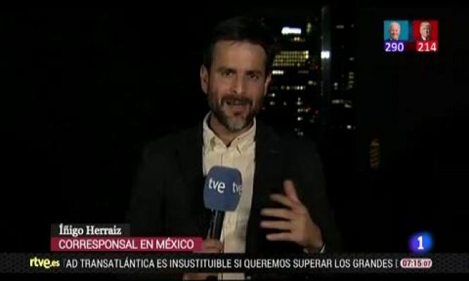 Telediario 1 - López Obrador no reconoce aún a Biden