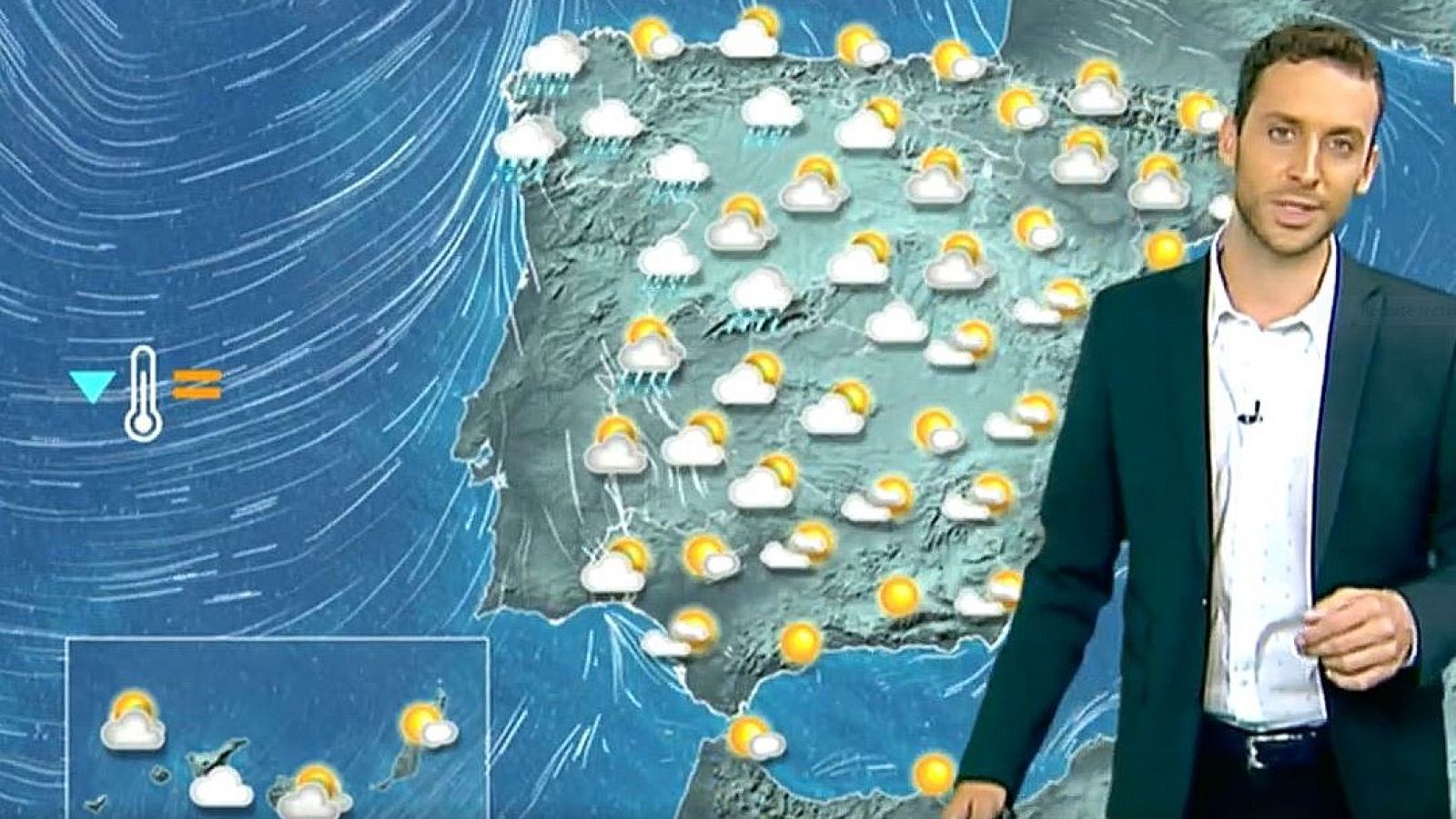 El tiempo: Lluvias en el oeste peninsular y en el norte de Canarias - Ver ahora