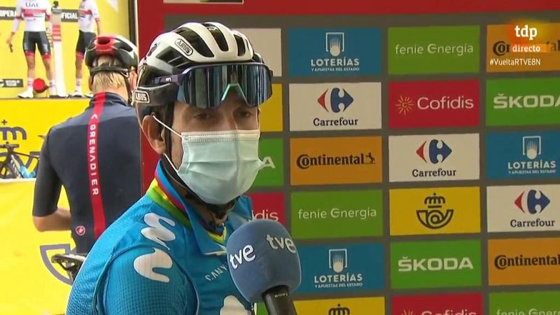 Vuelta 2020 | Valverde: "Por 30 segundos no merecemos estas crticas. Roglic hubiera ganado la Vuelta igual"