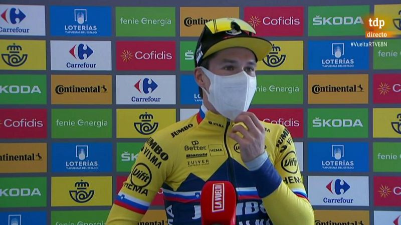 Vuelta 2020 | Primoz Roglic: "No s� si soy el mejor, en todo caso aqu� lo fui"