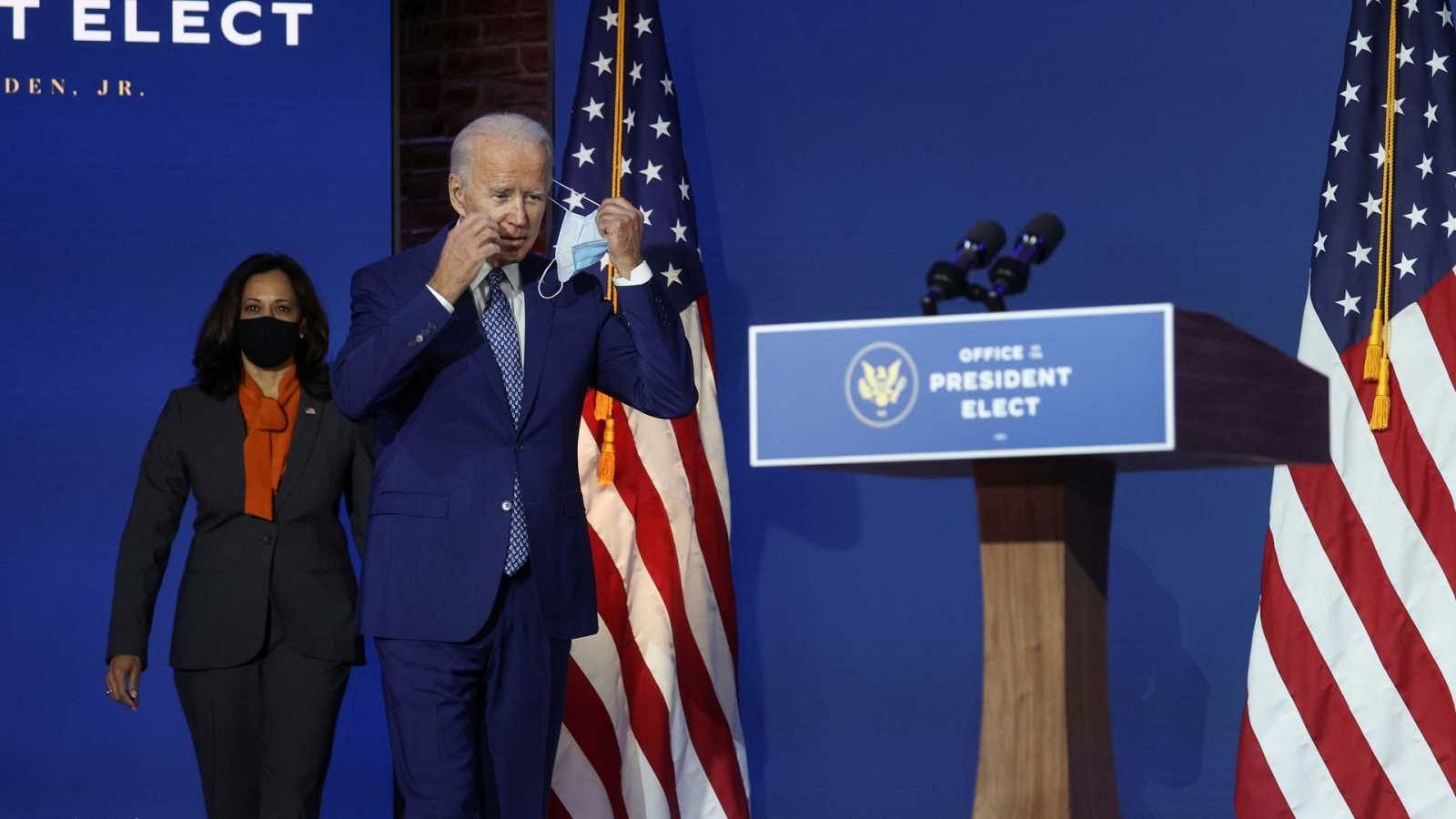 Biden presente su estrategia contra la pandemia