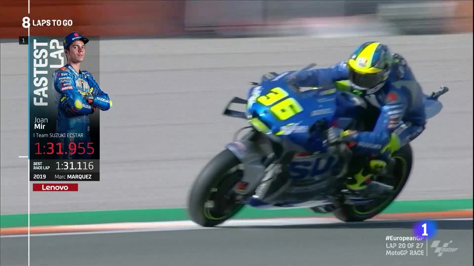 MotoGP | Rossi desea buena suerte a Mir