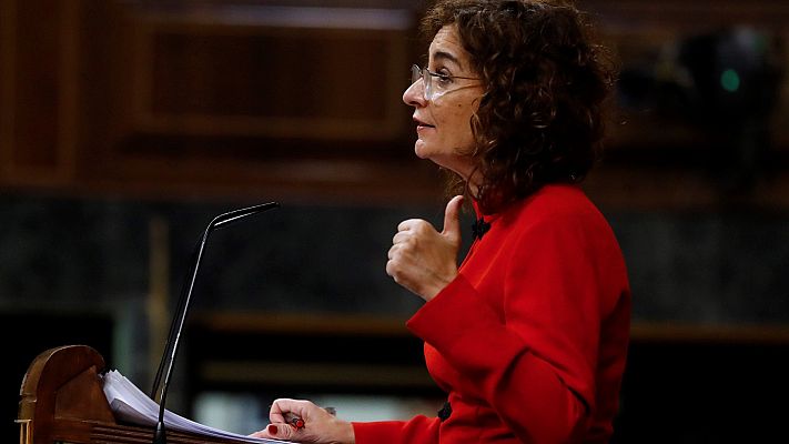 Montero apela a la "responsabilidad" de PP y Vox en la tramitación de los presupuestos