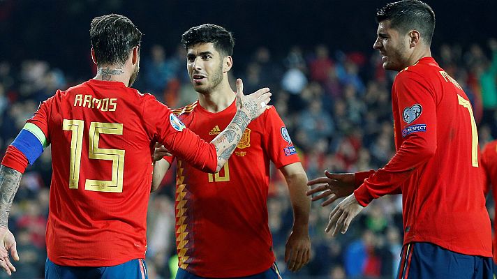 Telediario 1 - Asensio y Morata buscarán el gol perdido de España; Ramos otro récord