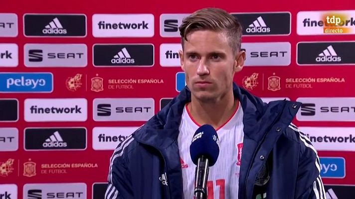 Marcos Llorente, "muy feliz" por su debut con la selección española