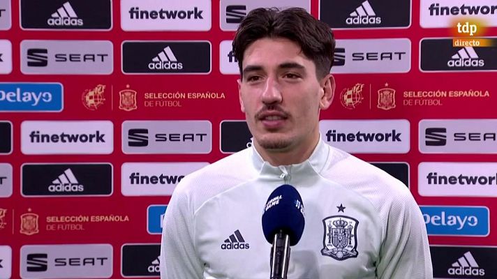 Países Bajos - España | Bellerín: "He disfrutado como un niño"