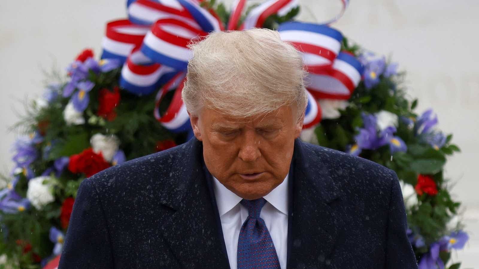 Trump evita pronunciarse sobre su derrota tras la victoria de Biden