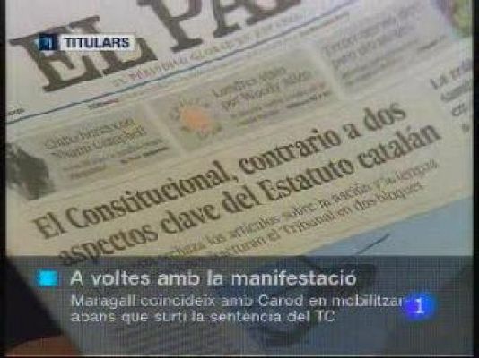 L'Informatiu - L'informatiu cap de setmana - 23/08/09